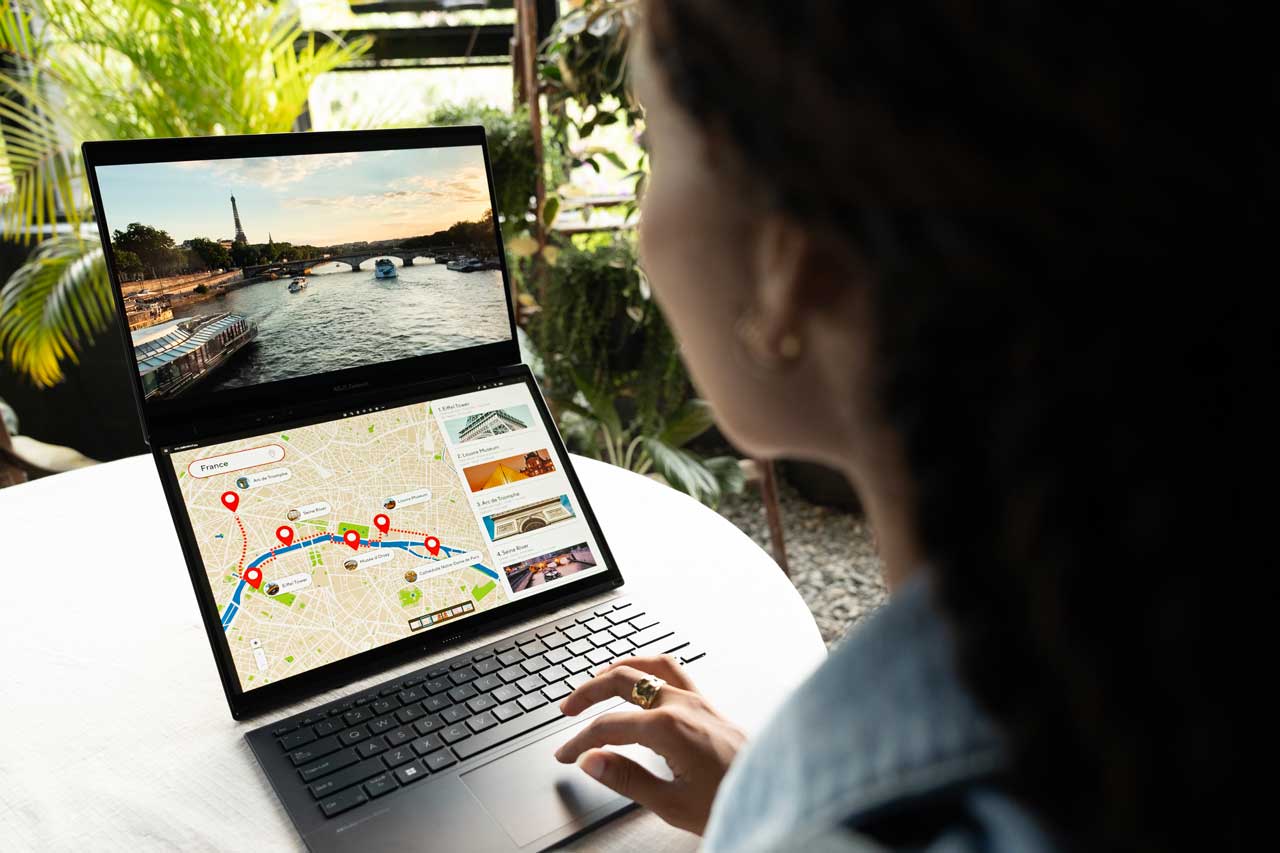 ASUS Zenbook DUO (UX8406), Laptop Dua Layar Terbaik dengan Kemampuan AI ASUS Zenbook DUO (UX8406), Laptop Dua Layar Terbaik dengan Kemampuan AI