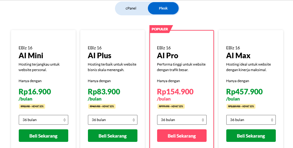 Harga Hosting Murah Harga Hosting Murah